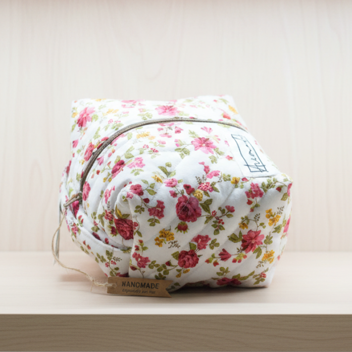Quilted MakeUp/ Accessory Bag