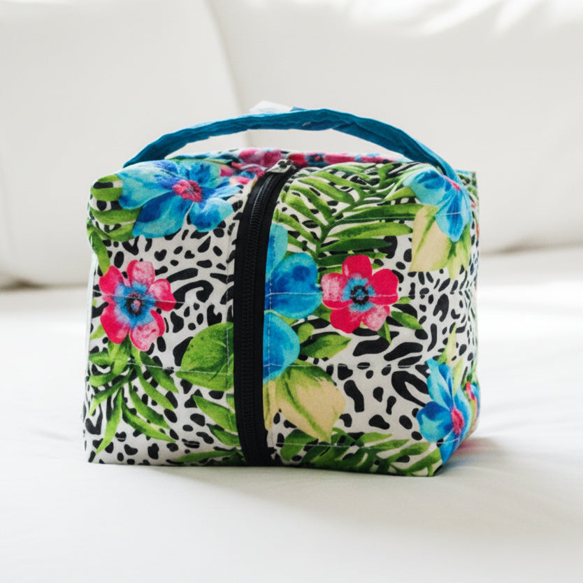 Quilted MakeUp/ Accessory Bag