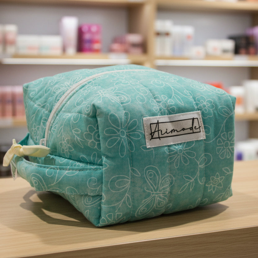 Quilted MakeUp/ Accessory Bag