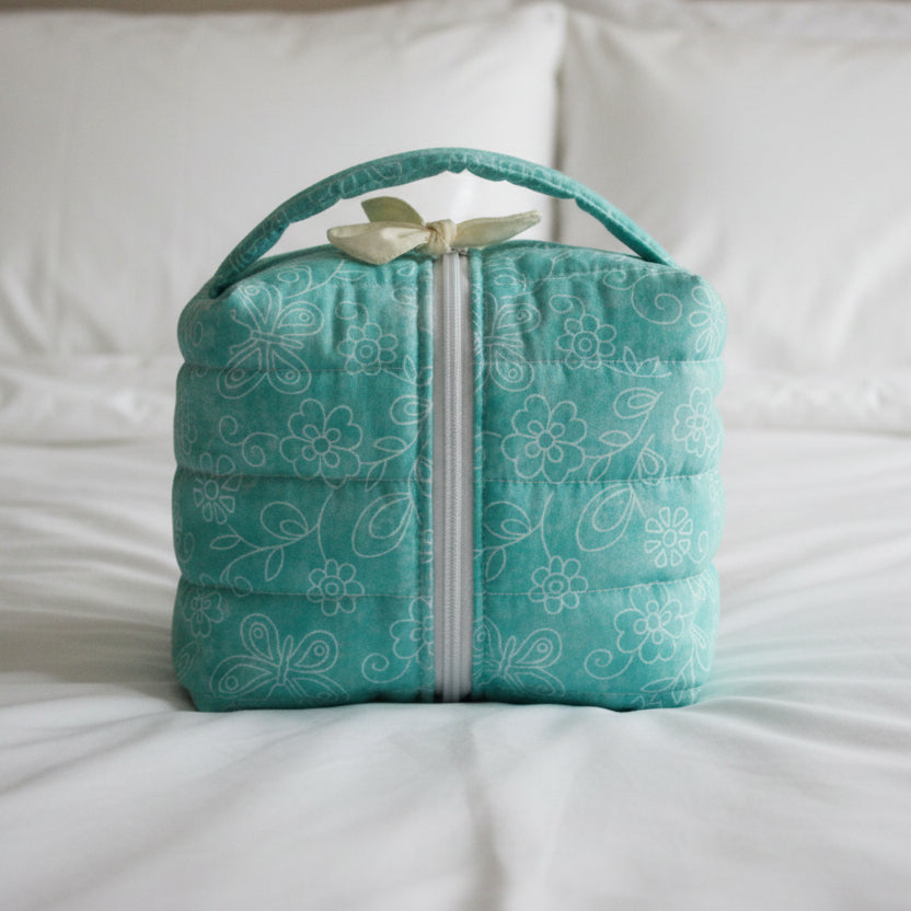 Quilted MakeUp/ Accessory Bag