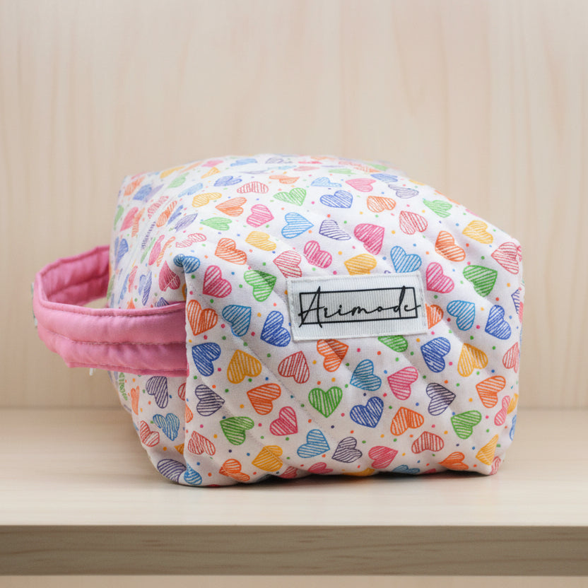 Quilted MakeUp/ Accessory Bag