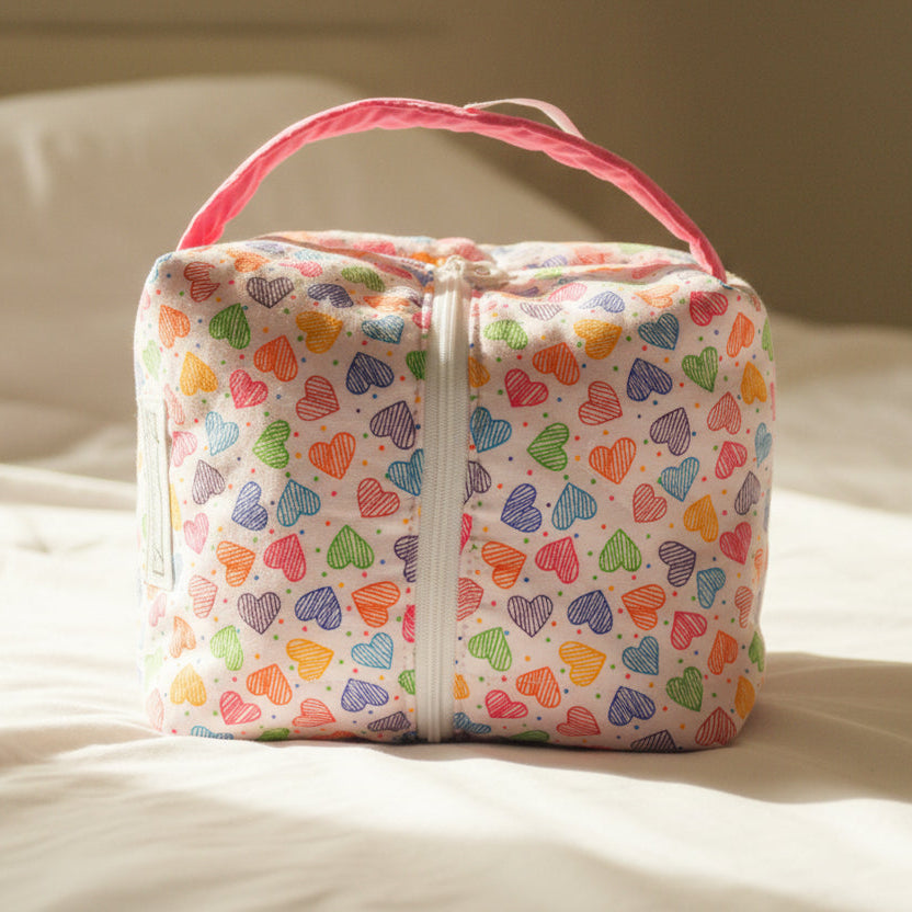 Quilted MakeUp/ Accessory Bag