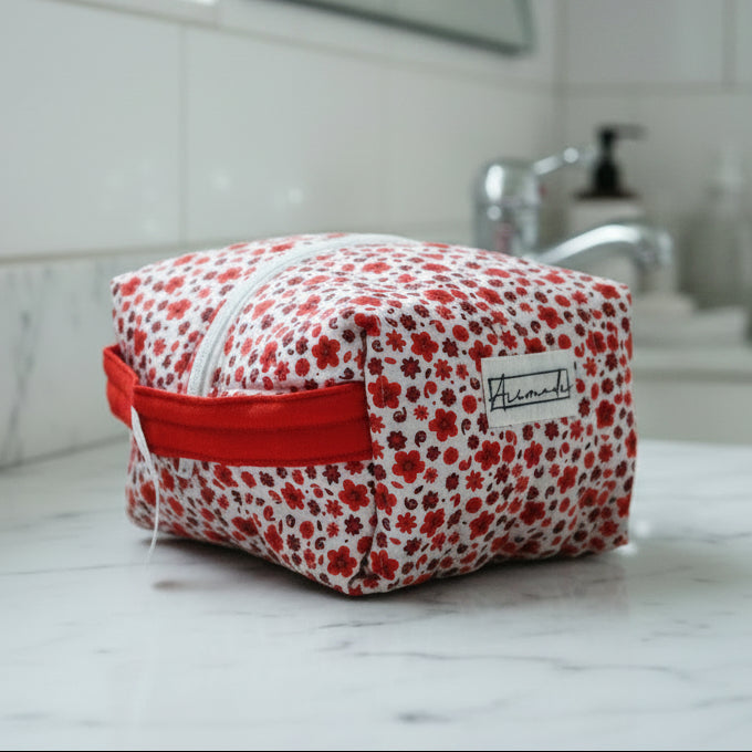 Quilted MakeUp/ Accessory Bag
