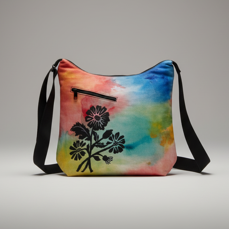 Hand Painted Canvas Bag