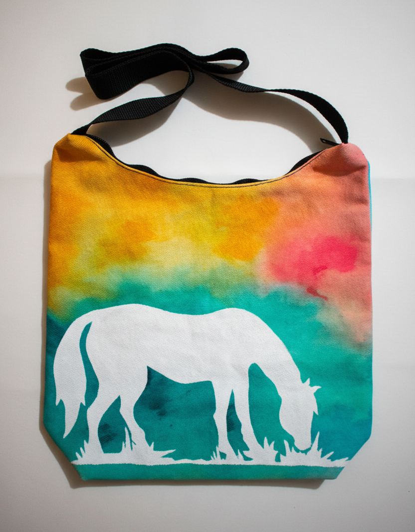 Hand Painted Canvas Bag